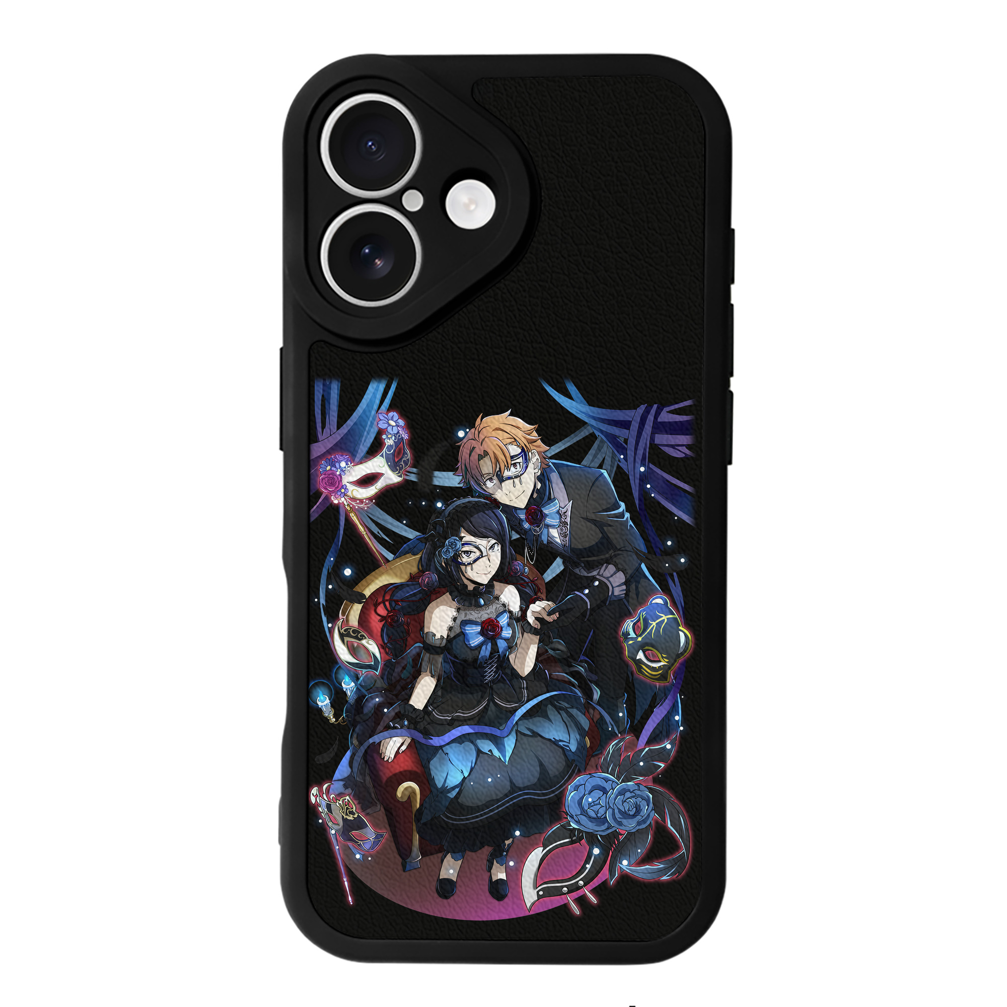 （画像用） 文豪ストレイドッグス Bungo Stray Dogs 【iPhone 16シリーズ対応】シリコンスマホケース（レザー調） 材質：シリコン